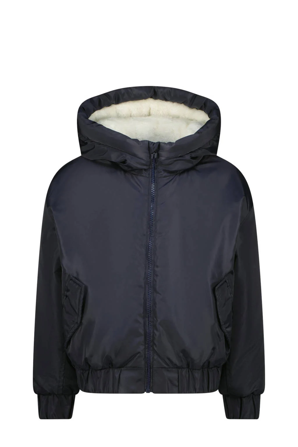 Raizzed gewatteerde jas donkerblauw