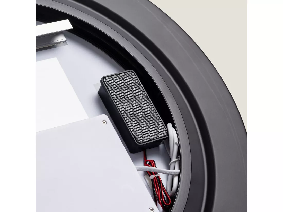 Miroir Salle de Bain avec Éclairage LED Anti-buée Ø60 cm Nahia Sélectionnable (chaud-neutre-froid)