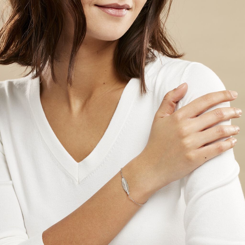 Bracelet Euriell Argent Blanc