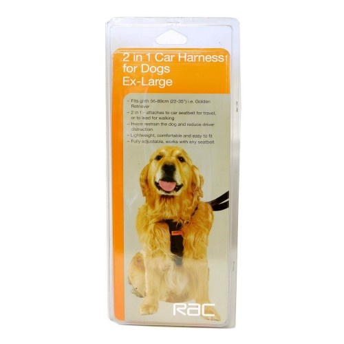 Cinto de segurança 2 em 1 para cães, cores sortidas.