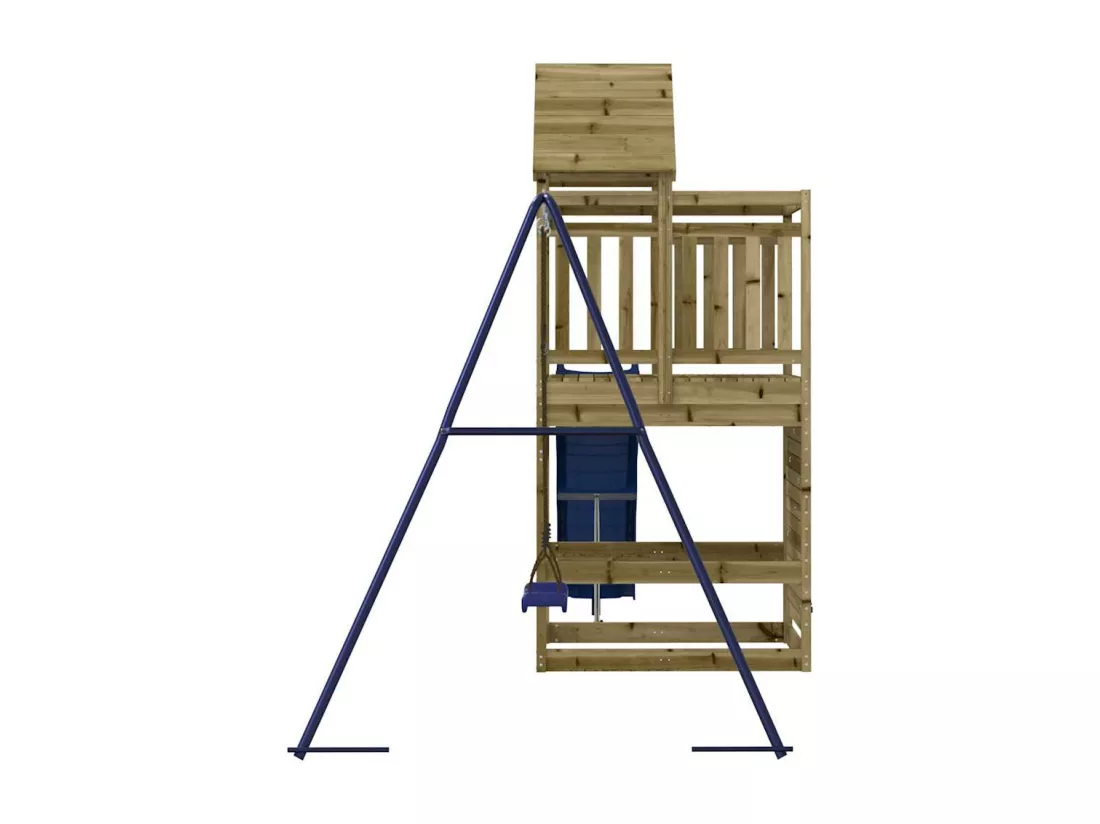 Aire de jeux d'extérieur bois de pin imprégné