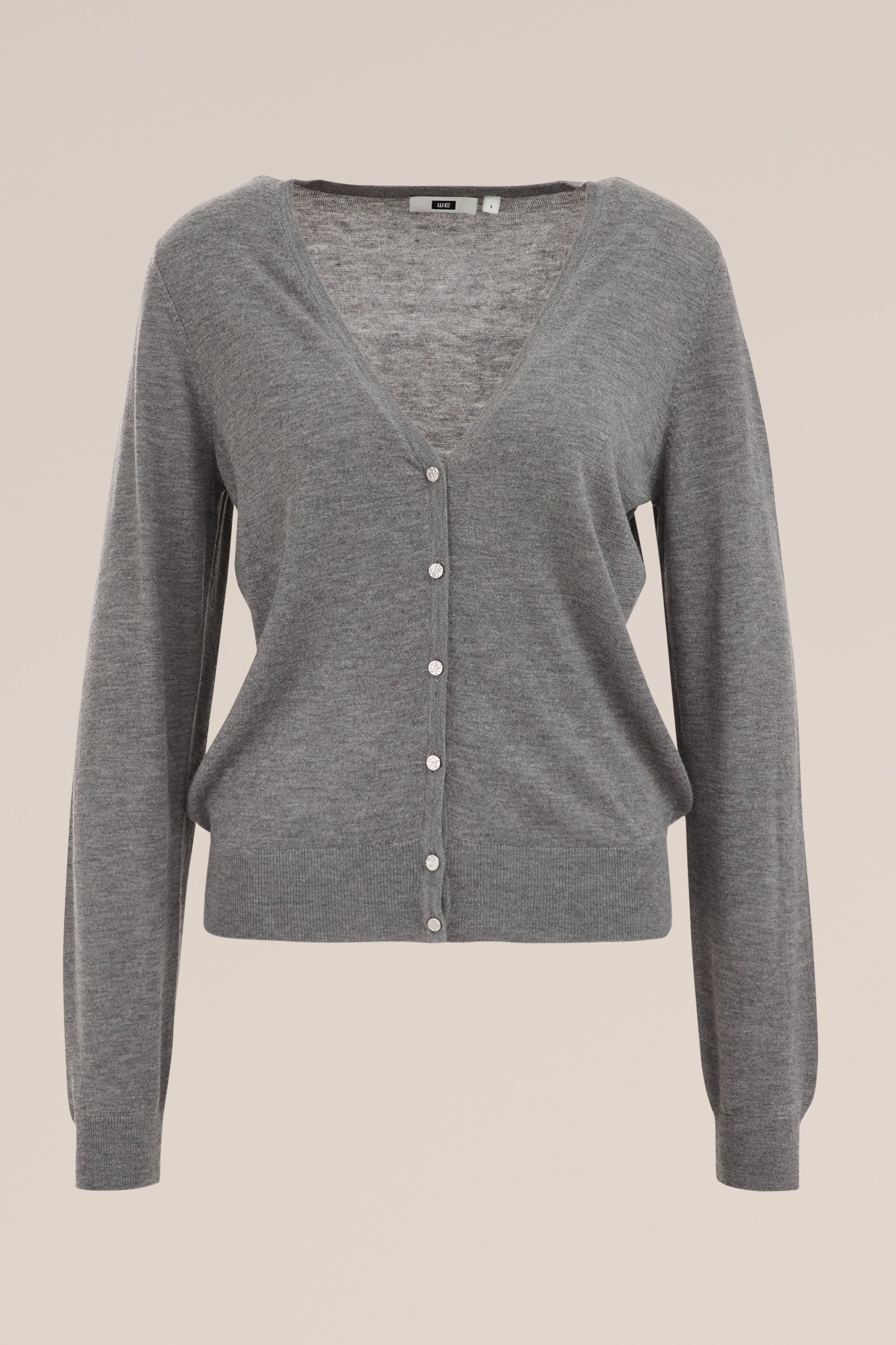 vest WE Fashion Lichtgrijs