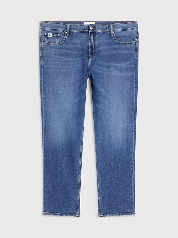 Calça jeans afunilada plus size