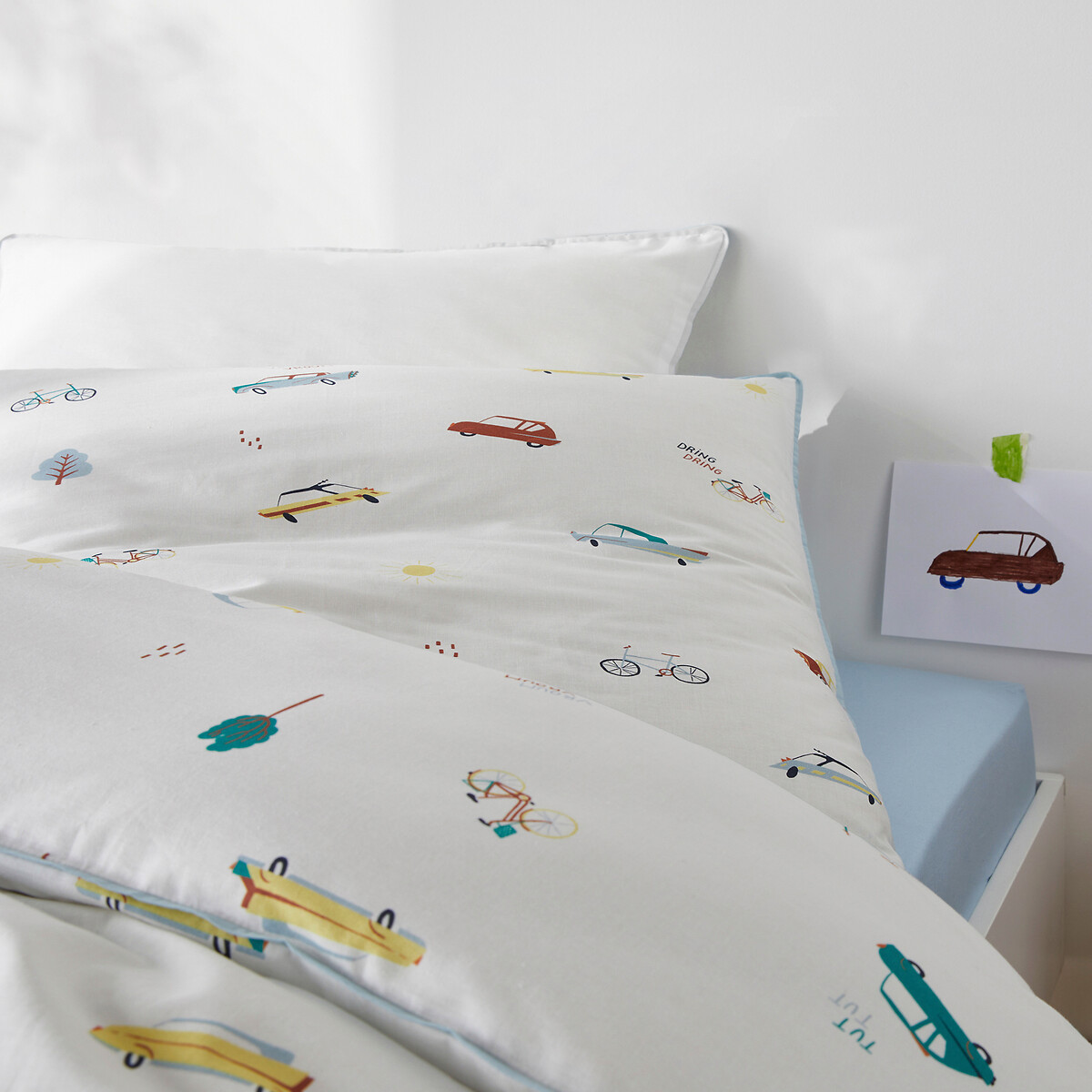 LA REDOUTE INTERIEURS<br>Conjunto de cama em 50% algodão reciclado, Emiliano