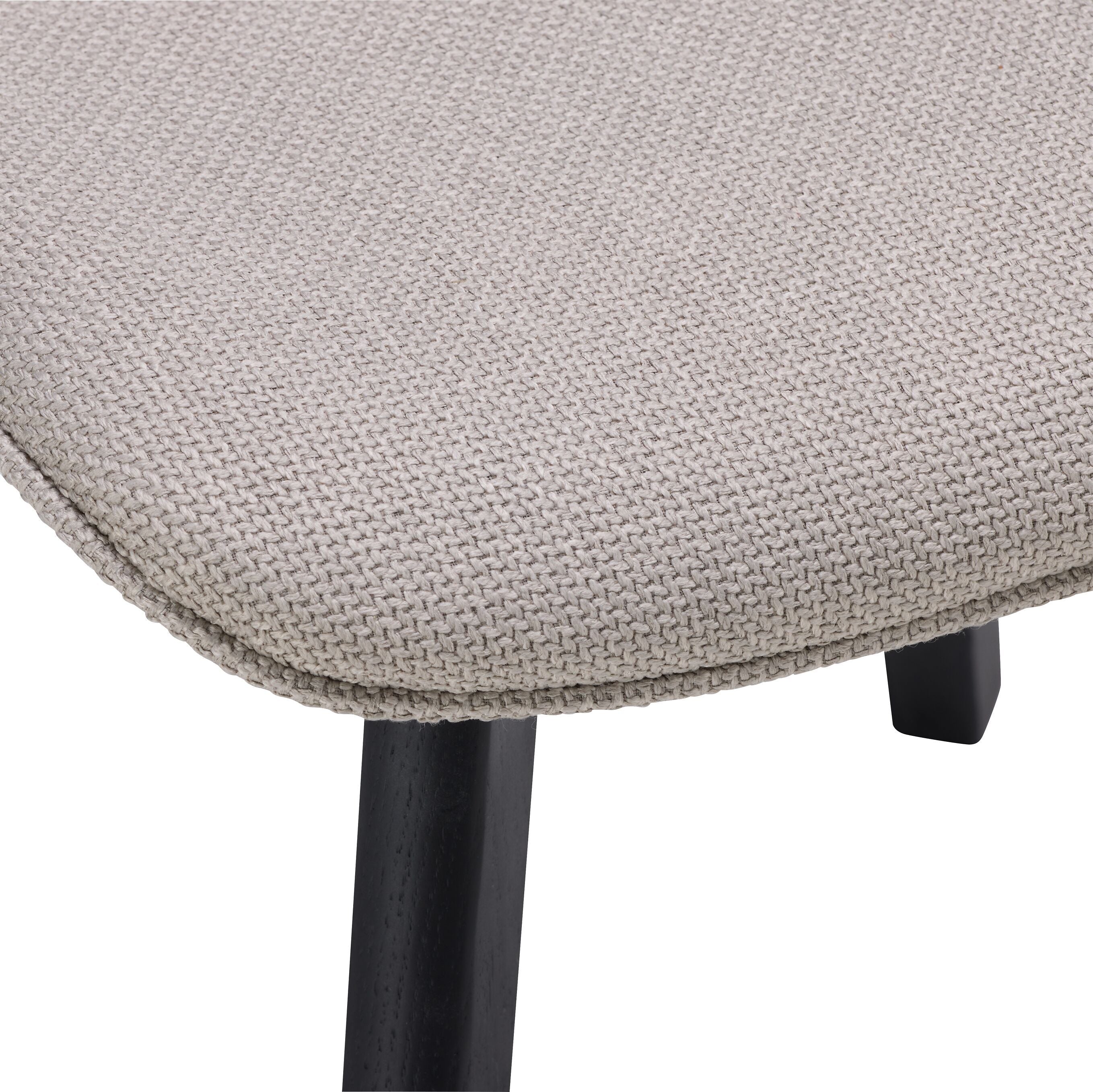 GIANNI Stuhl - Hellgrau / B: 48.0 cm x T: 58.5 cm x H: 84.0 cm