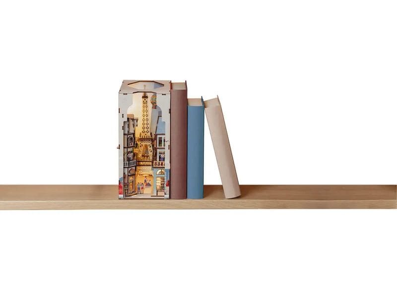 Revell Bausatz Tiny Adventures Paris Zauberhafte Miniaturwelt mit LED-Beleuchtung für Ihr Bücherregal