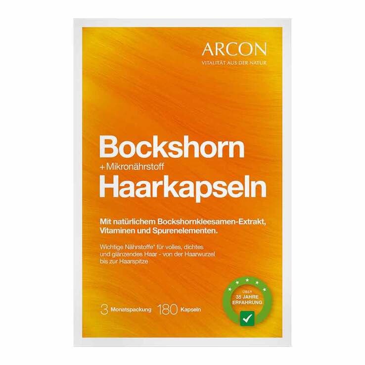 Bockshorn + Mikronährstoff Haarkapseln, 180 St