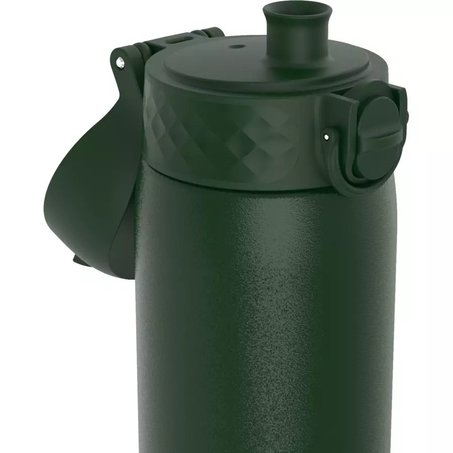 ion8 Wasserflasche auslaufsicher 500 ml dunkelgrün