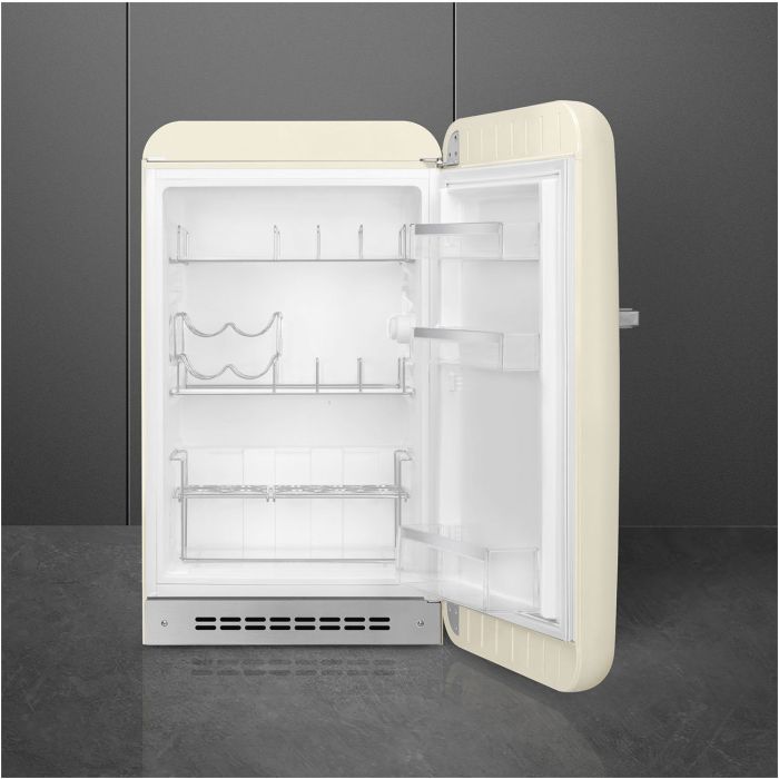 SMEG Stand-Kühlschrank 50's Retro Style FAB10HRCR5 Creme