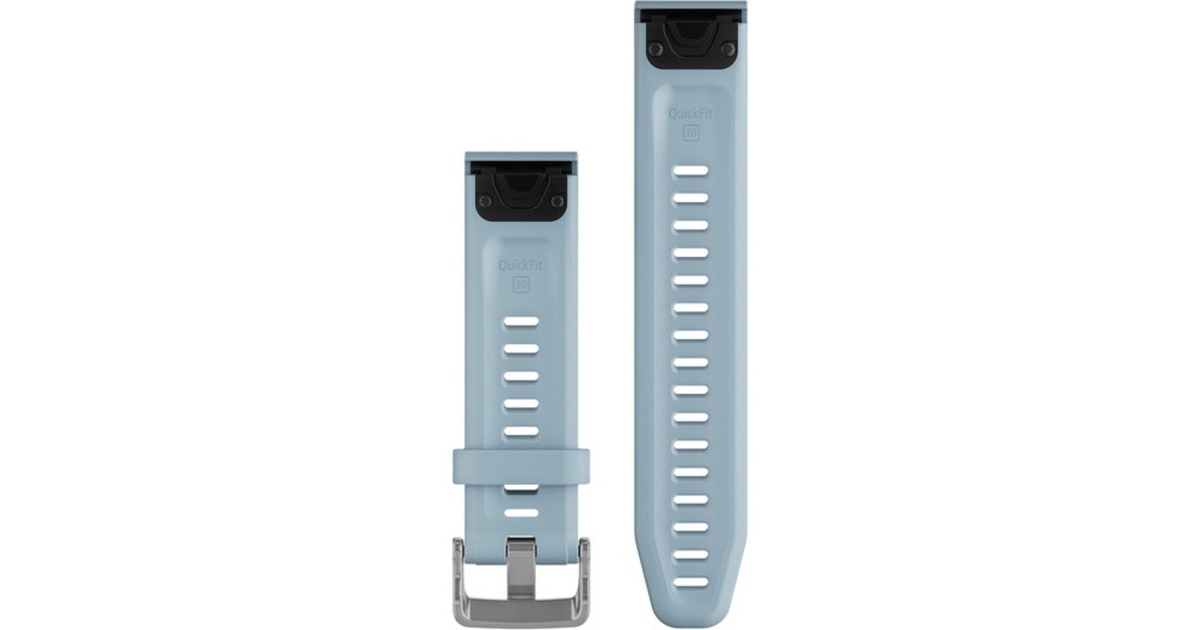 GarminQuickFit 20 horlogebandje - Zeeschuimblauw silicone  (Donkerblauw)