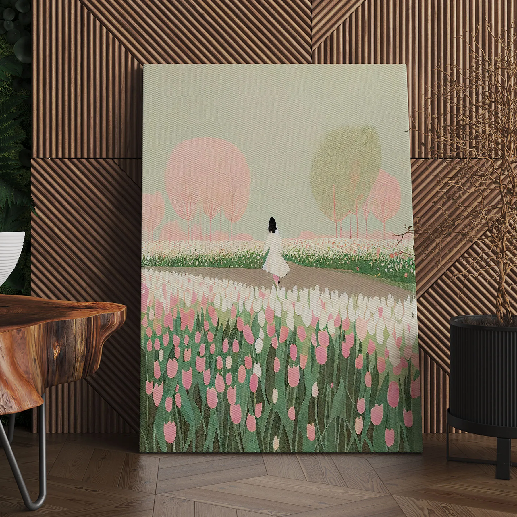 Incado Lærredsprint - Tulip Meadow
