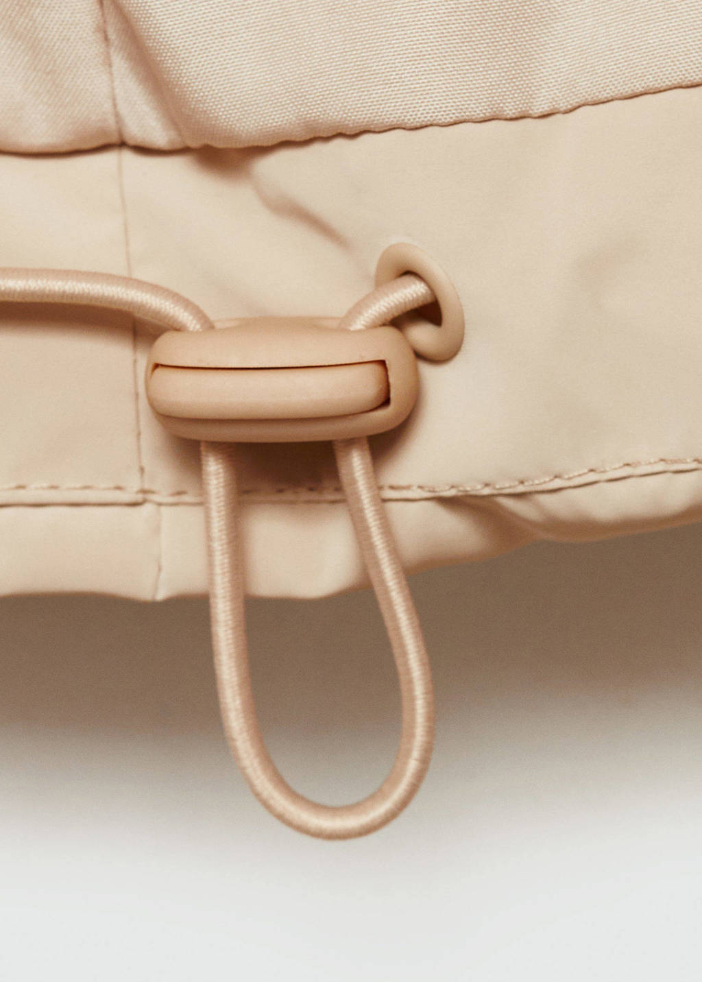 MANGO TEEN gewatteerde jas beige