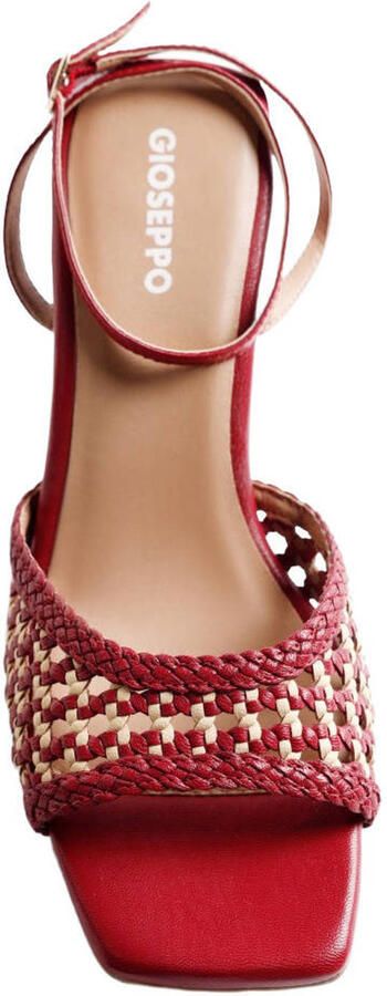 Gioseppo Kajiado leren sandalettes rood