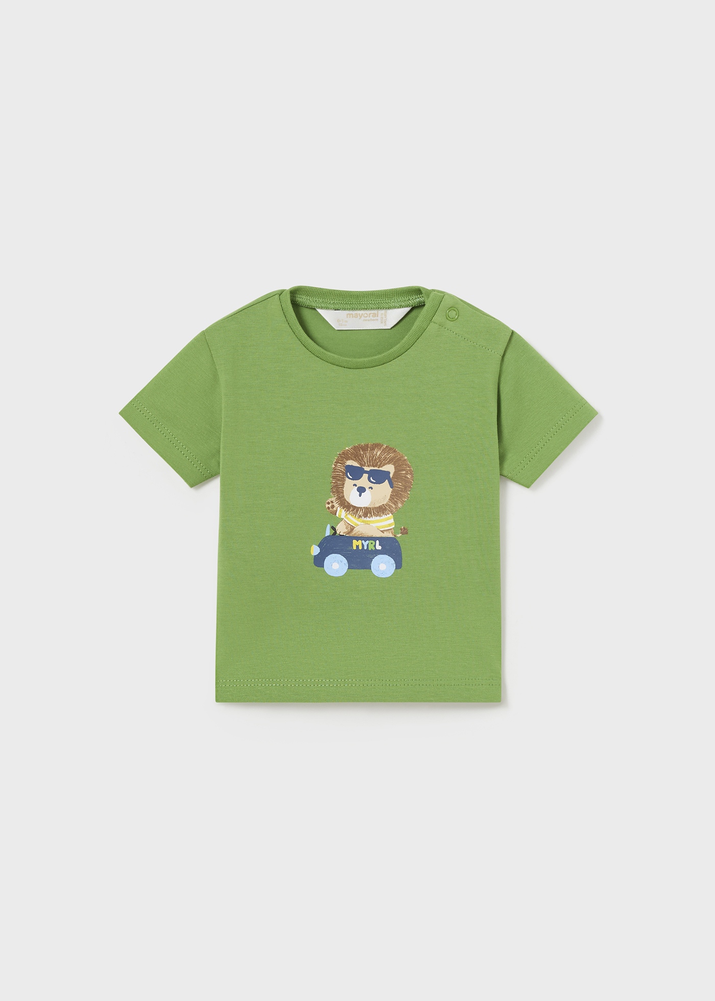 Camiseta branca Better Cotton para recém-nascidos