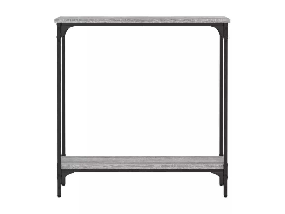 Table console sonoma gris 75x22,5x75 cm bois d'ingénierie