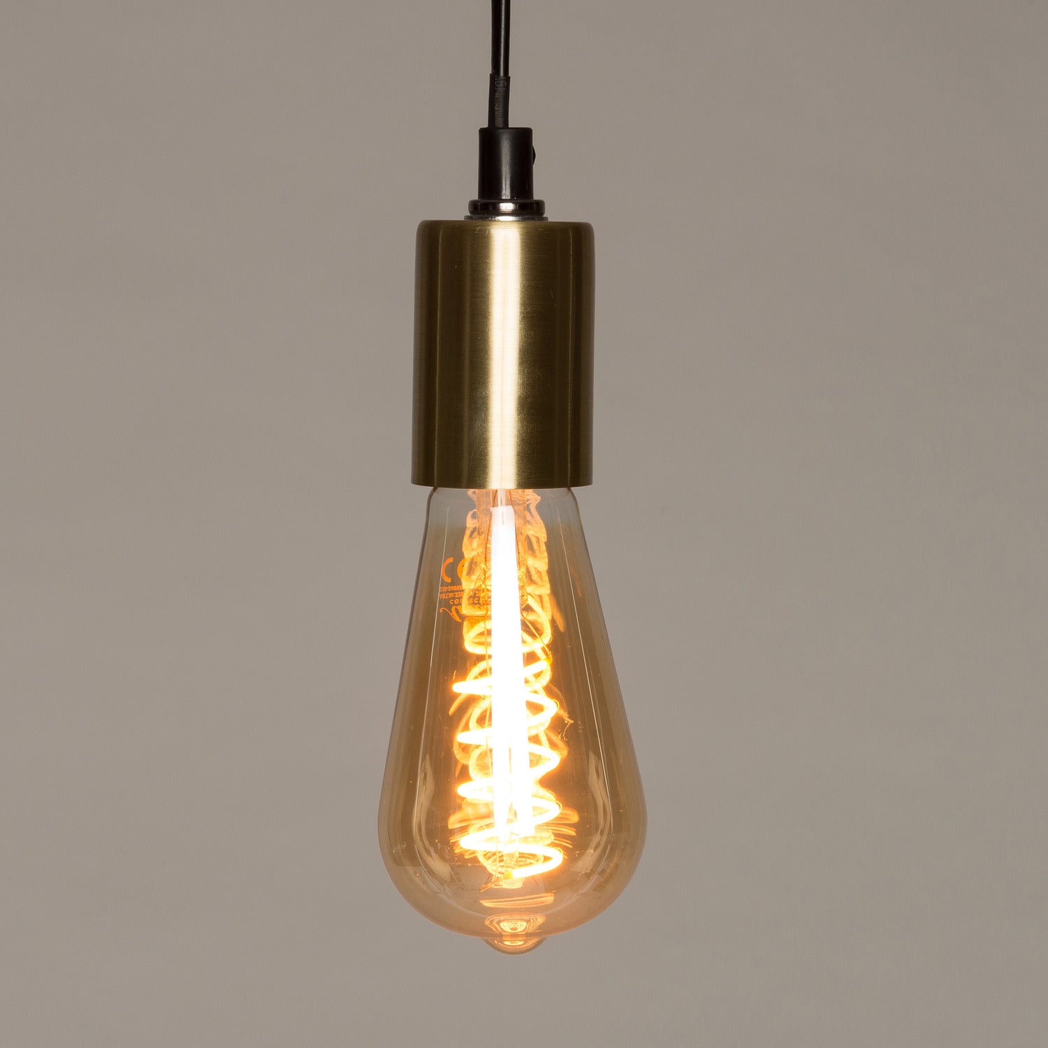 Hanglamp goud D 5,5 H 9 cm