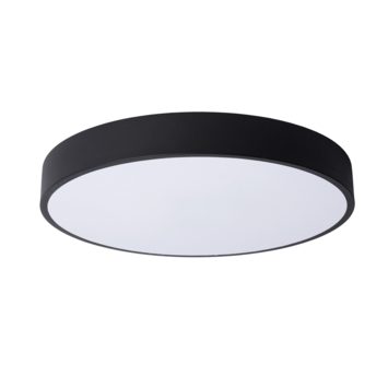 Lucide UNAR plafonnière Ø 39,5 cm LED dimb. 2700K 3 StepDim Zwart