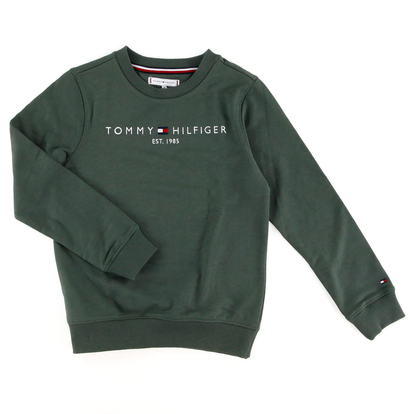 Tommy Hilfiger Sweat col rond Classic kaki