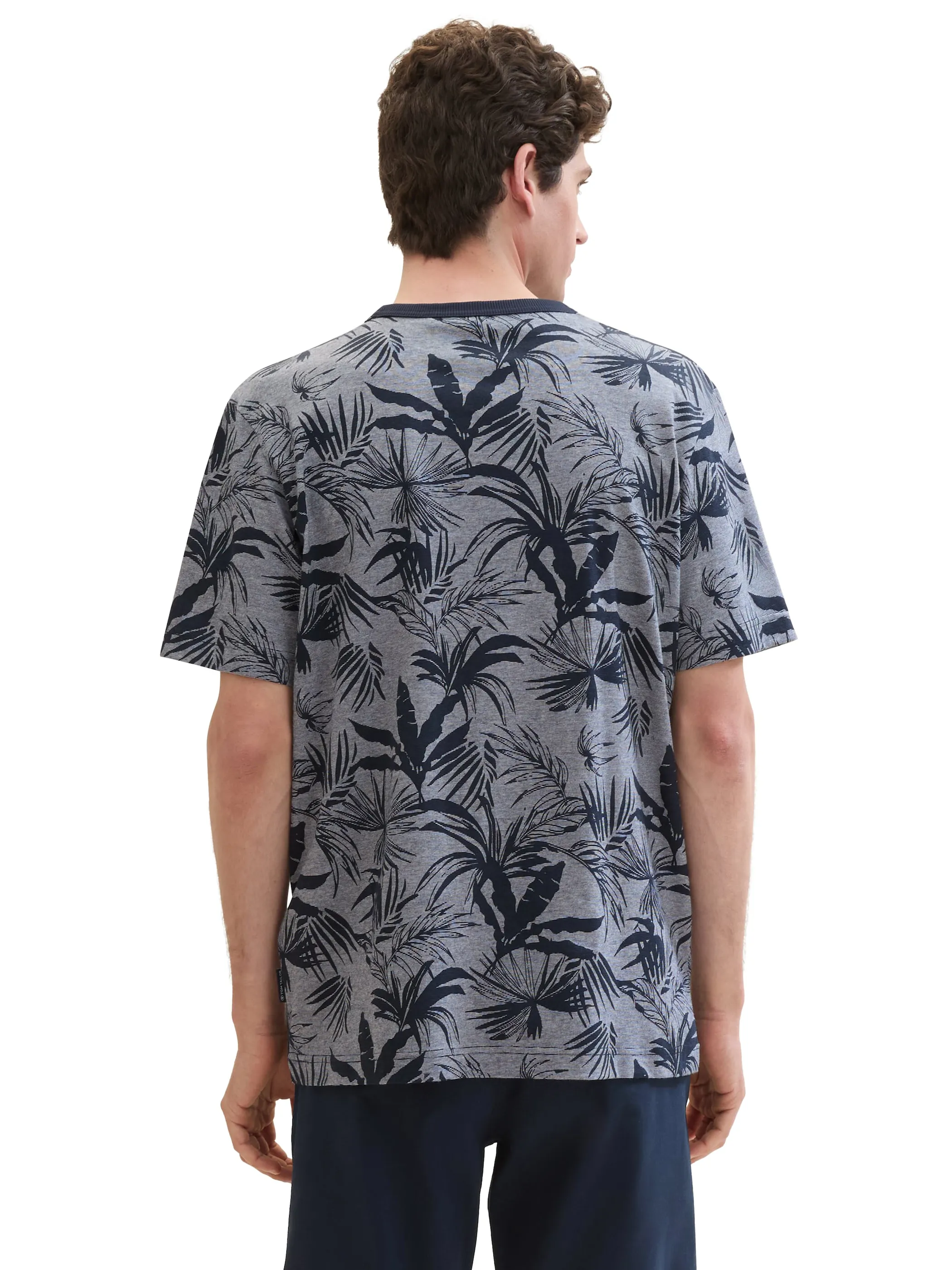 Herren Shirt mit Blätterprint