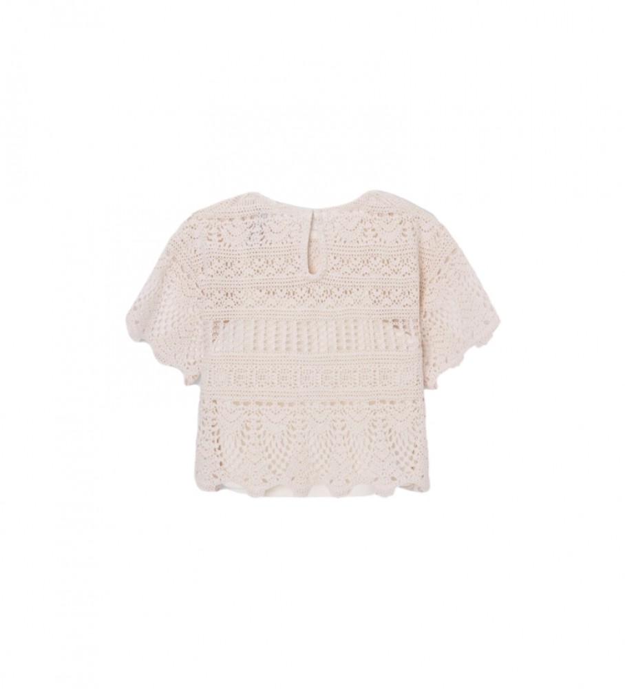 Camiseta bege Pepe Jeans Noelle