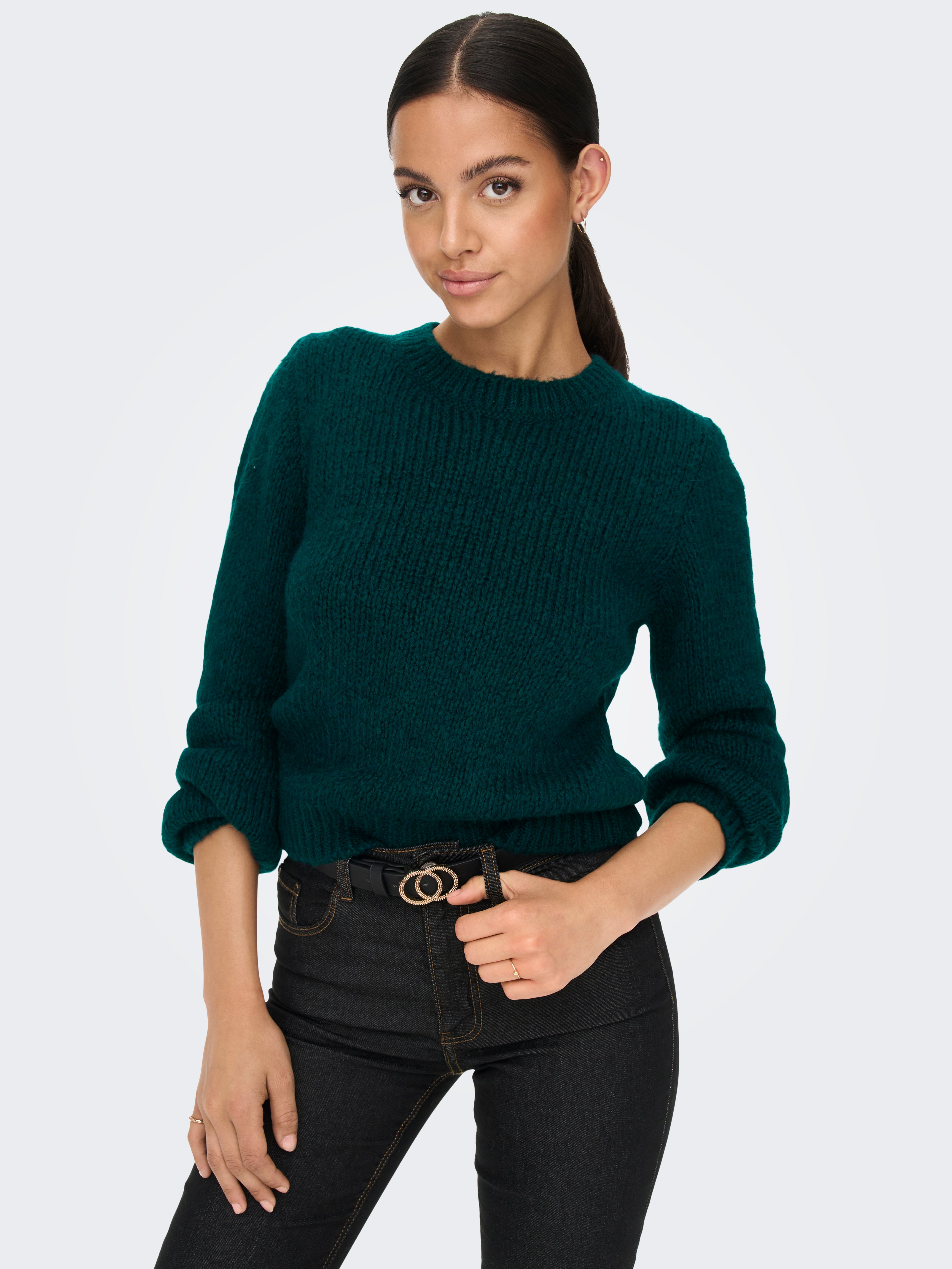 JDYDINEA Strickpullover Deep Teal