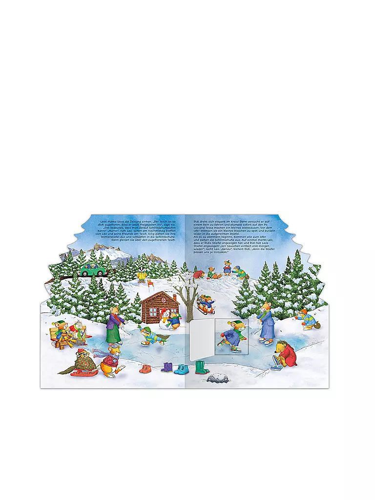 LINGOLI VERLAG Buch - Leo Lausemaus - Mein weihnachtliches Wimmelbuch keine Farbe