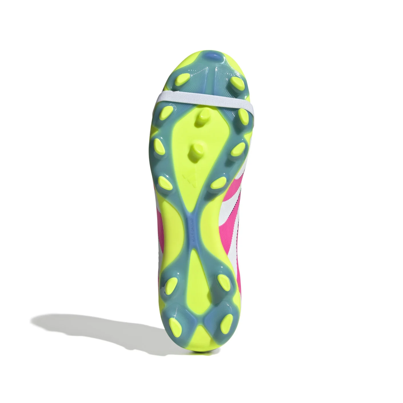 Adidas Predator Pro FT Gras / Kunstgras Voetbalschoenen (MG) Wit Roze Neongeel