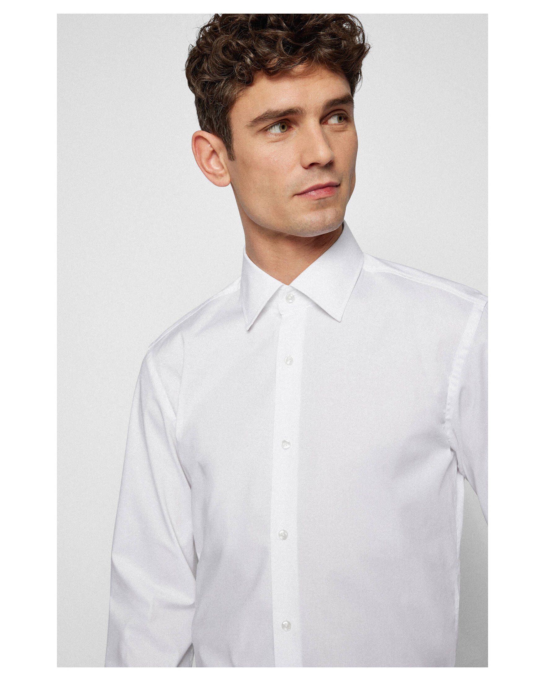 BOSS| Herren Hemd H-HANK-KENT-C1-214 Slim Fit Langarm