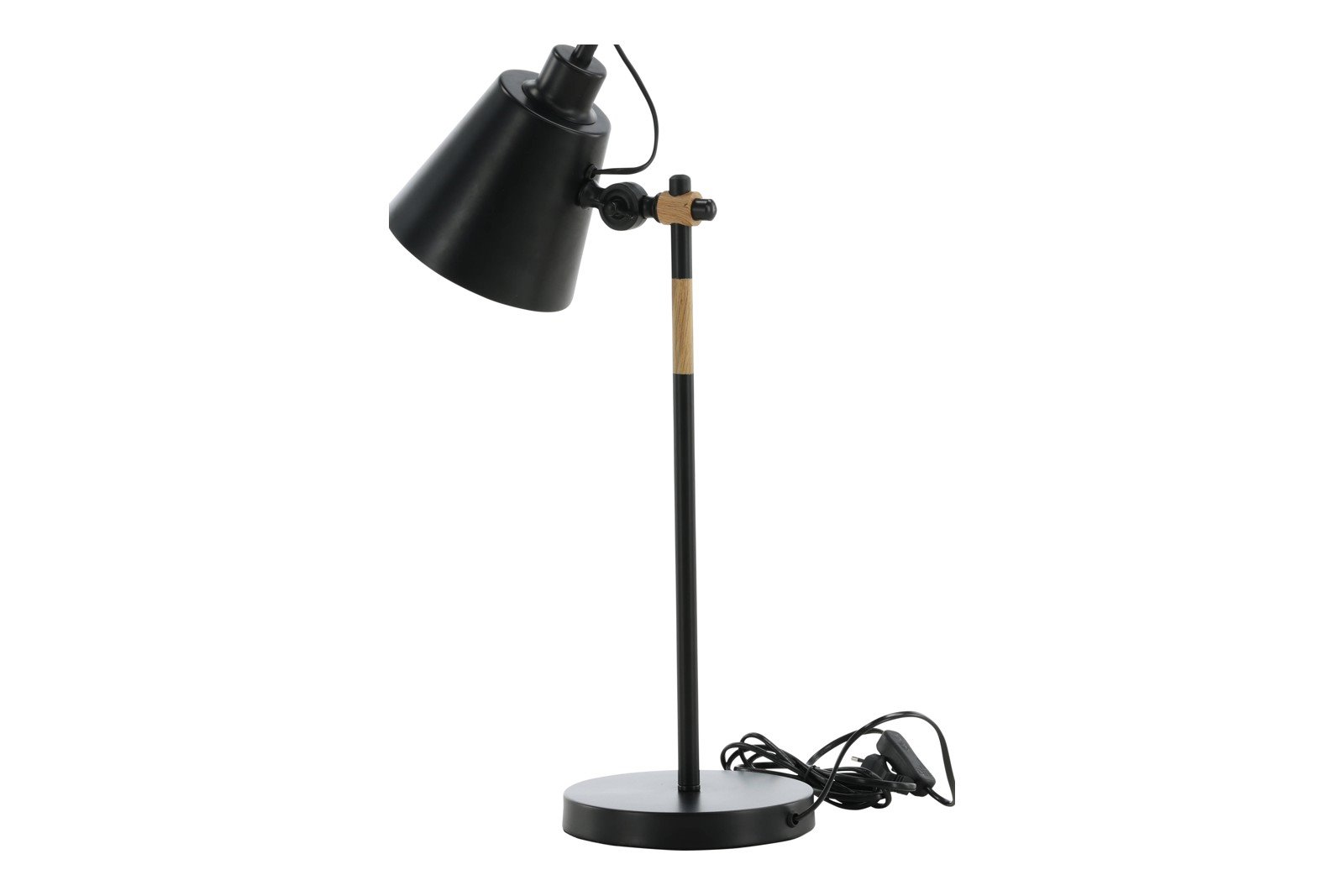 Skott bordlampe Sort