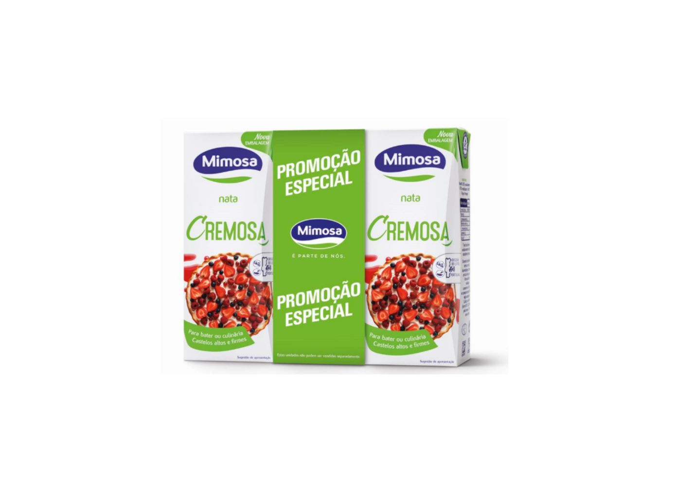 NATAS UHT MIMOSA CREMOSA 3 X 200 ML