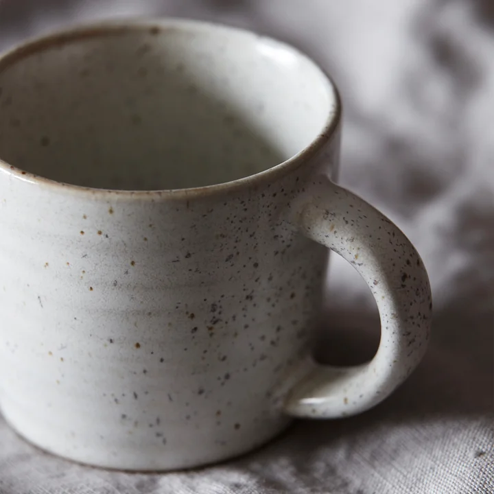 House Doctor - Pion Tasse, grau / weiss