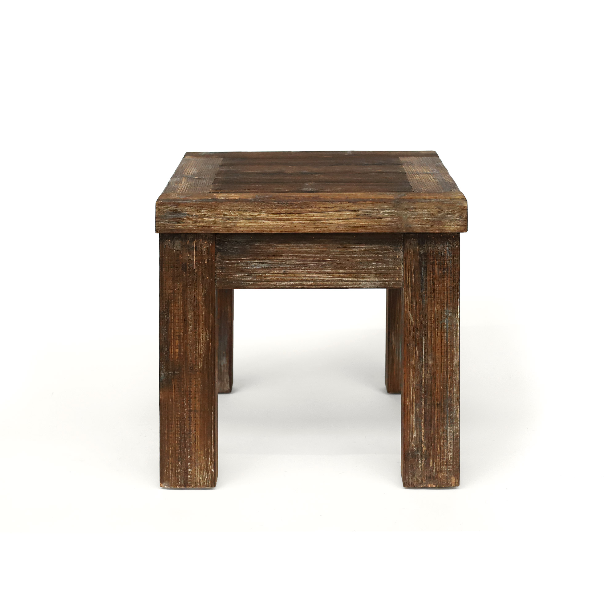 Beistelltisch aus Tannenholz, B 45 cm, L 45 cm, H 41,5 cm von fischer's lagerhaus