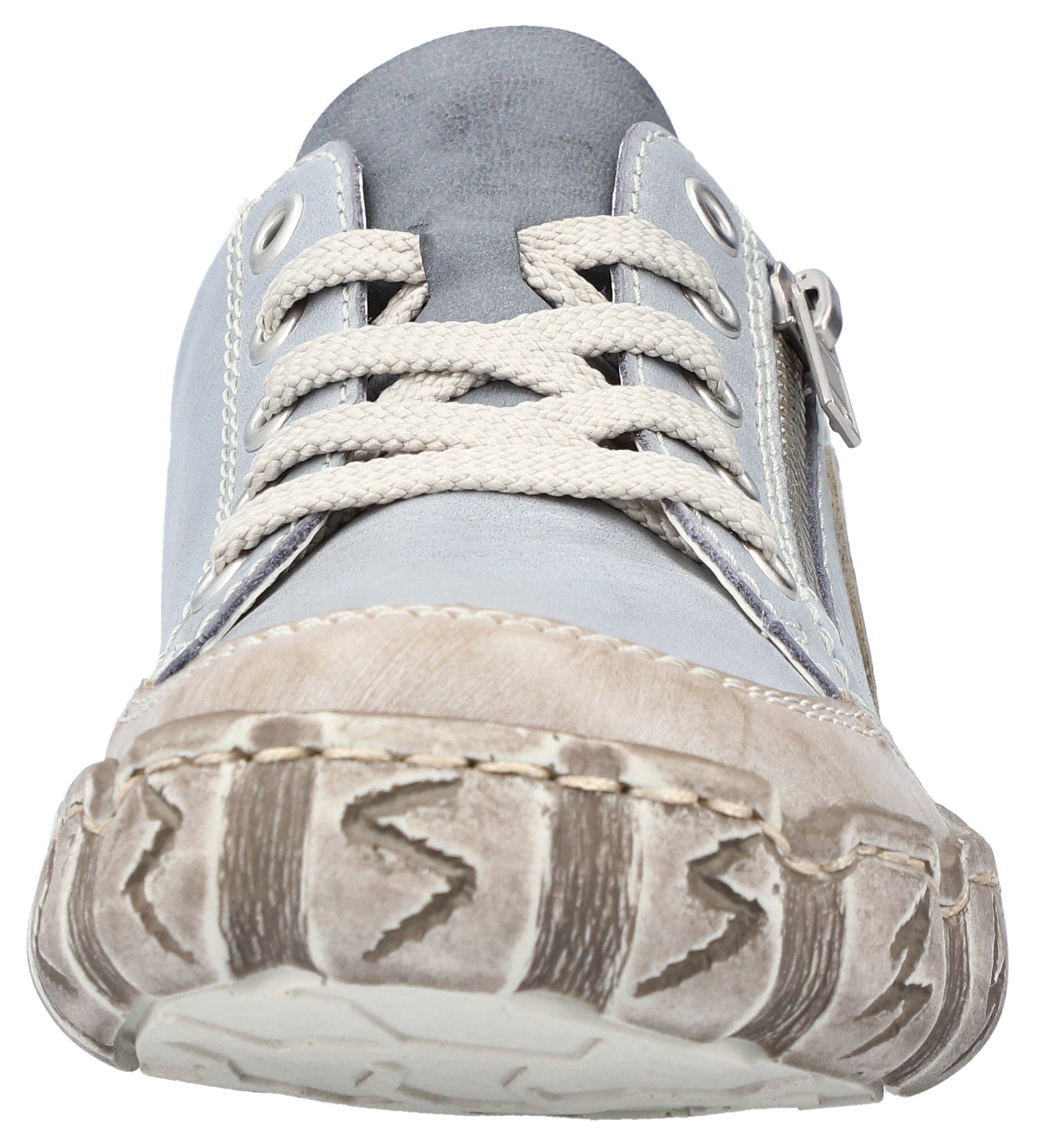 Rieker Sneaker  mit Zierreissverschluss, Freizeitschuh, Halbschuh, Schnürschuh