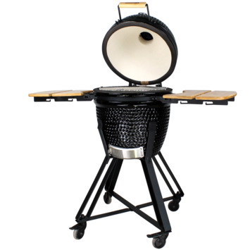 Jamestown Marwin kamado keramiek zwart 45,5 cm