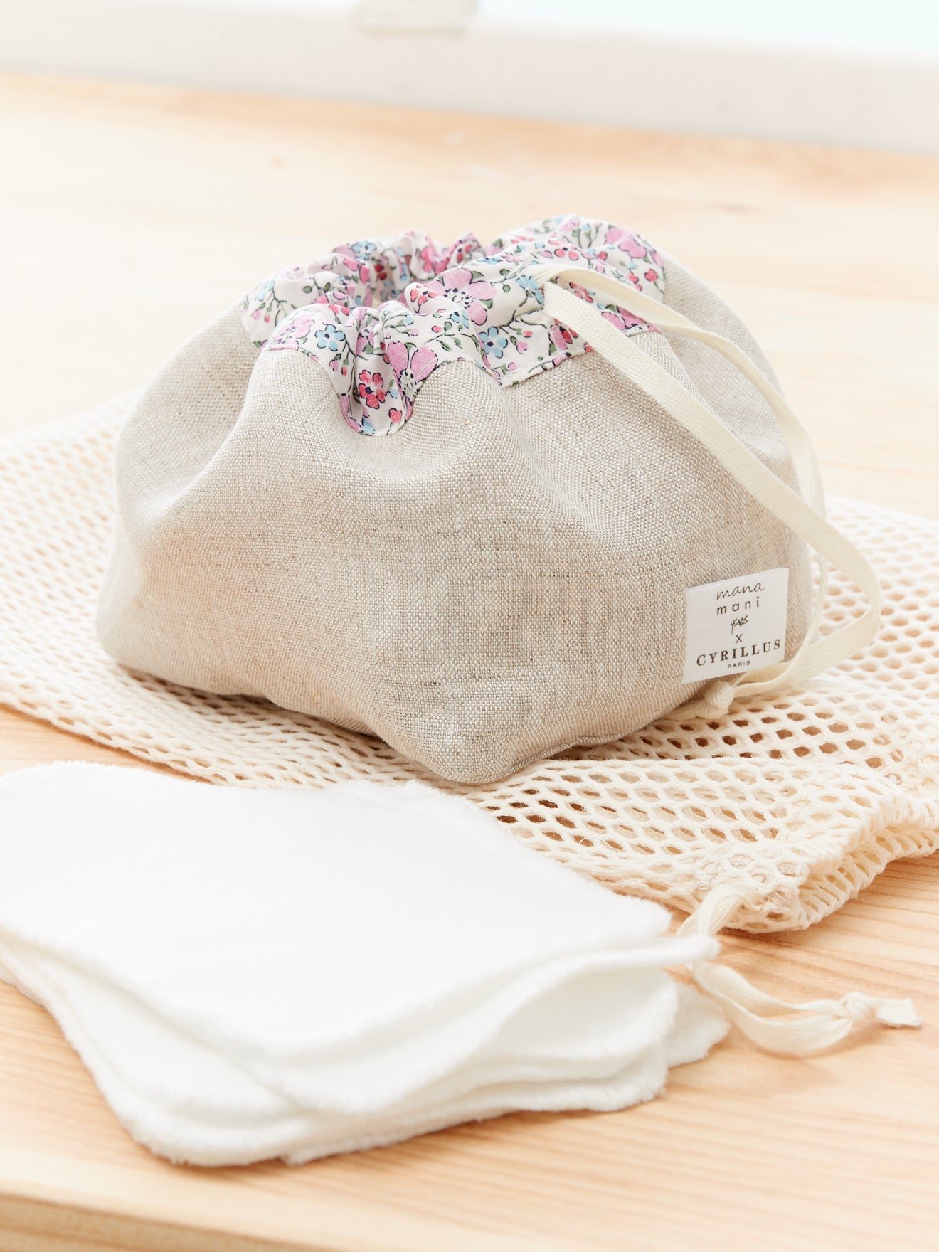 Kit lingettes lavables Bébé - ManaMani X Cyrillus