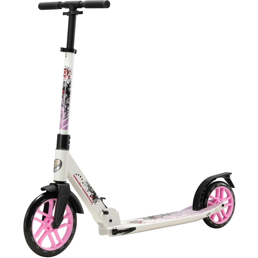 Star Scooter Roller 255mm Big Cruiser weiß, lila