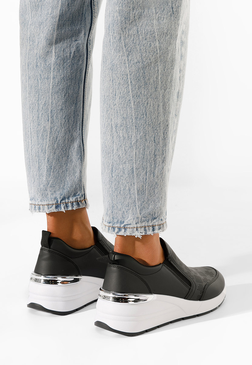 Baskets pour femme noirs Melody