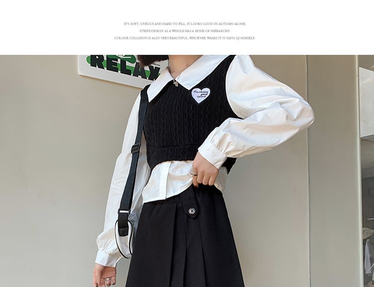 Dragan Pulse - Hoge taille effen asymmetrische geplooide mini A-lijn skort
