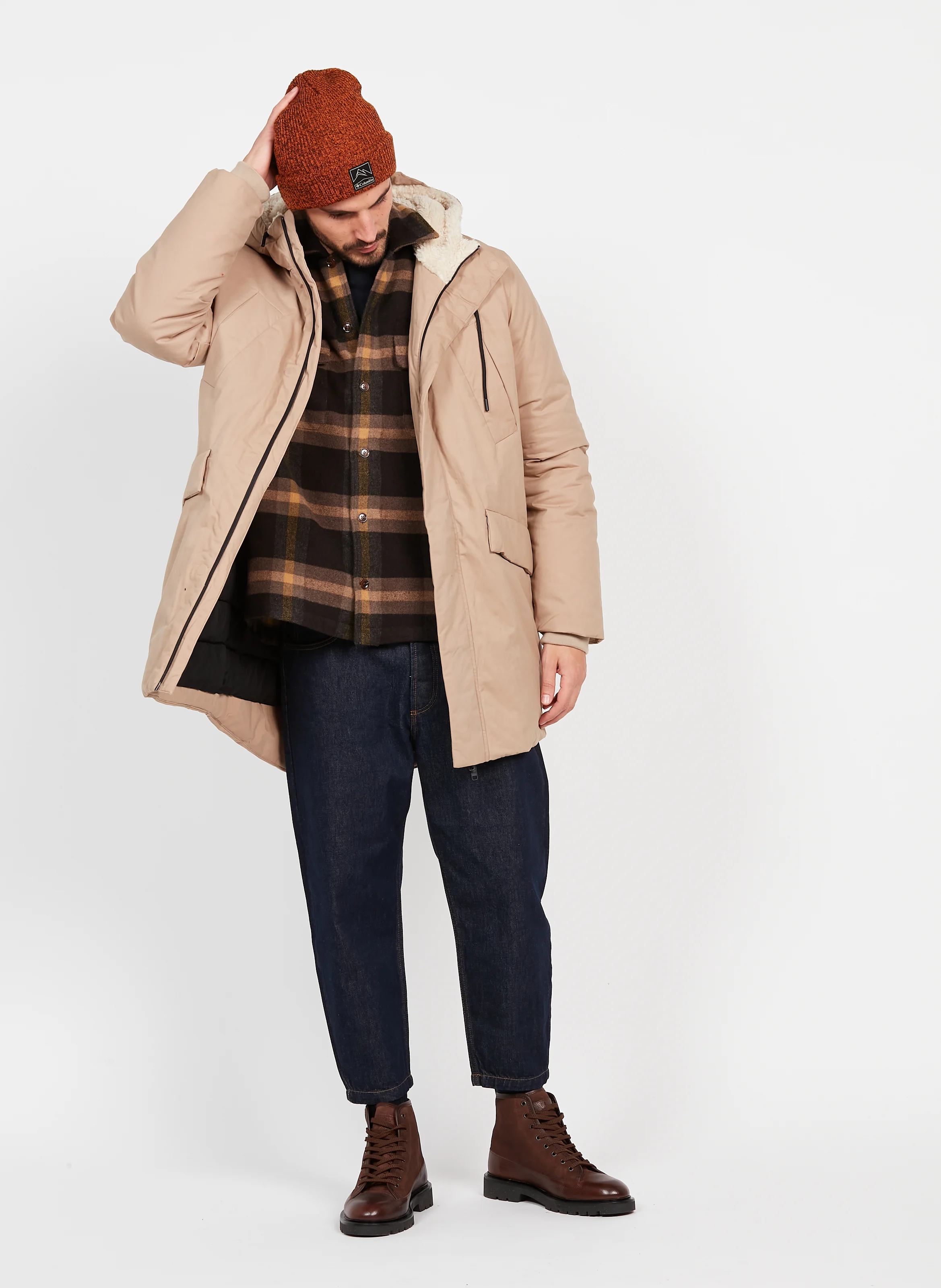 Bottines en cuir | Marron