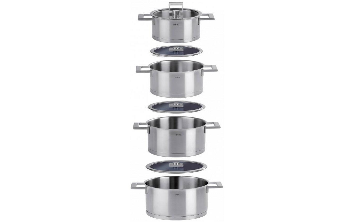 Kochtopf Strate 24 cm<br>Edelstahl Fleischtopf mit Deckel