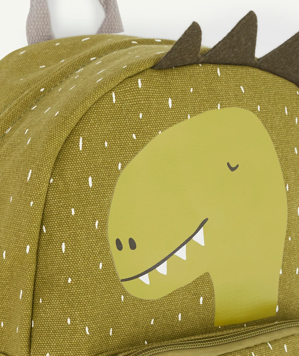 TRIXIESAC À DOS VERT DINOSAURE ENFANT
