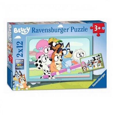 Ravensburger Puslespill Bluey 2x12 Brikker