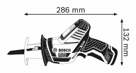 Bosch GSA 12V-14 Accu reciprozaagmachine (in L-Boxx) - 060164L905