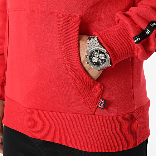 Sweat Capuche Rouge