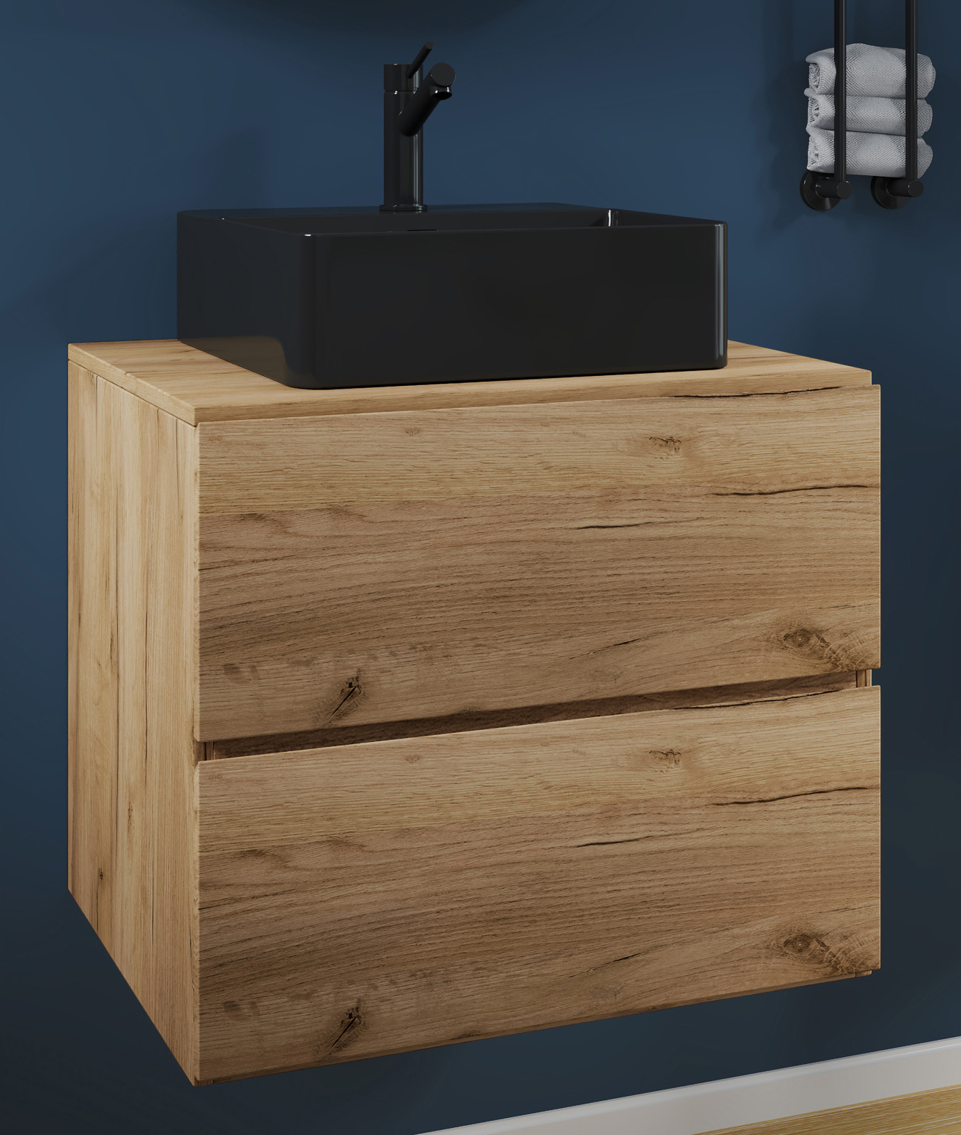 Waschtisch LENDAS BL S - Honig-Eiche - 60 cm