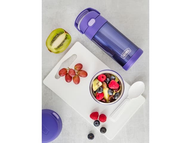 Thermos Funtainer Drikkeflaske m. sugerør 355 ml Violet
