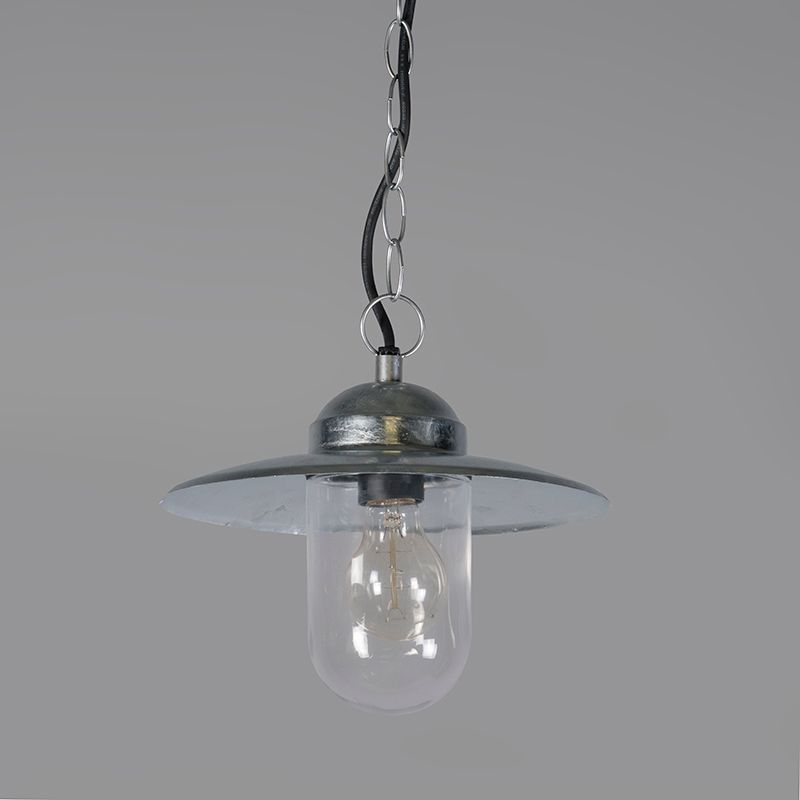 Industriële hanglamp zink IP44 - Munich