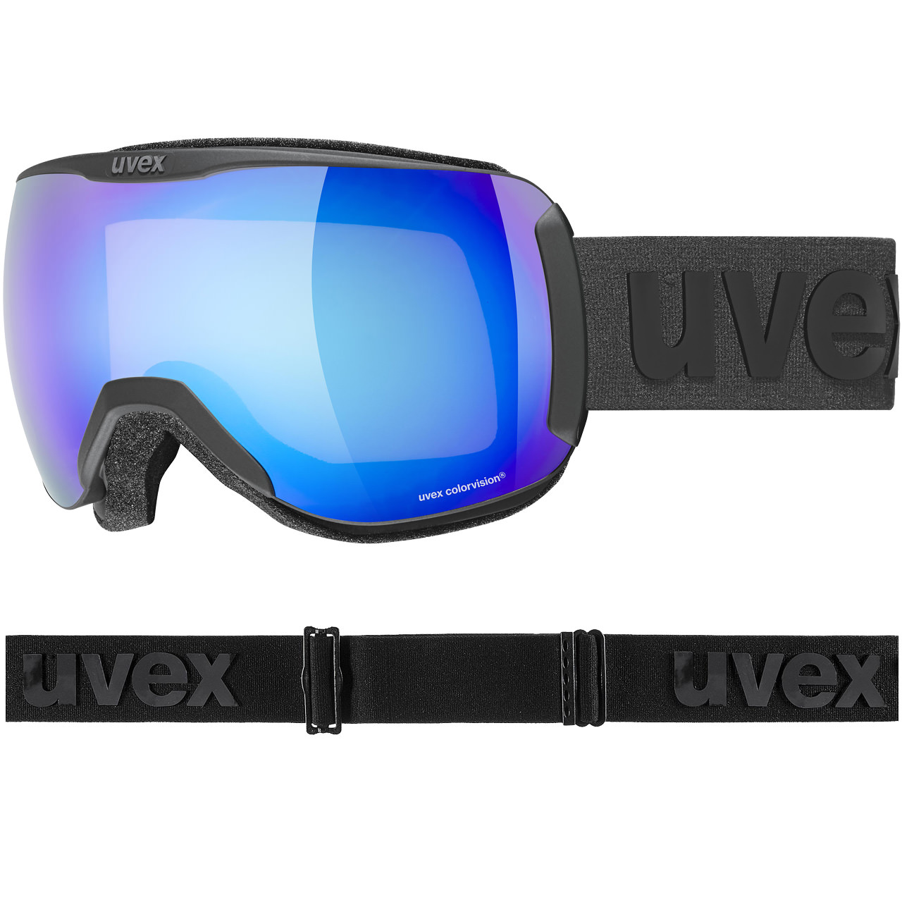 Uvex Downhill 2100 CV black matt / blue-green | Uvex Skibrillen | Uvex | U | MARKEN | XSPO