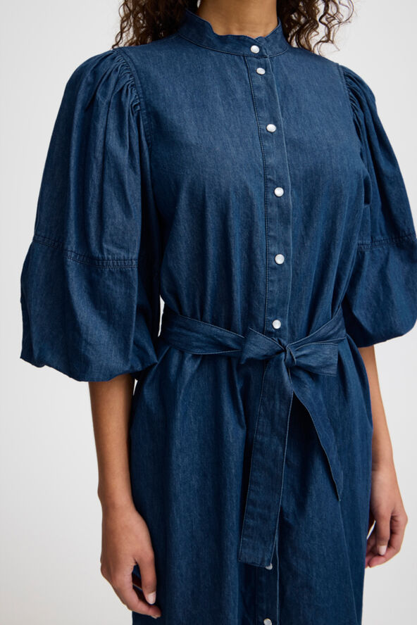 ICHI IHBORGIE DR Washed dark blue