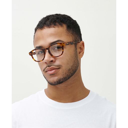 MessyWeekend Bille Blue Light Briller, Tortoise